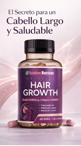 Hair Growth - Recupera el cabello fuerte, abundante y lleno de vida desde la raíz